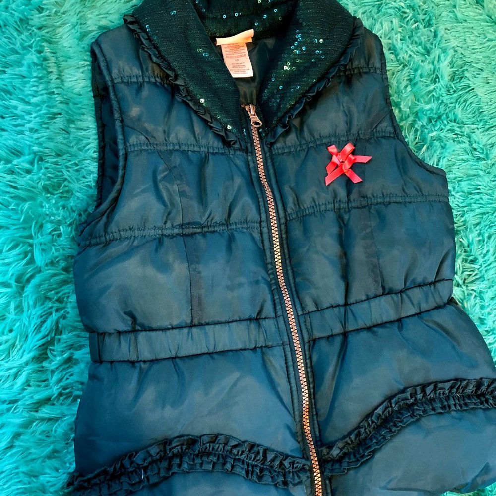 Little Lass Girls Puffy Vest